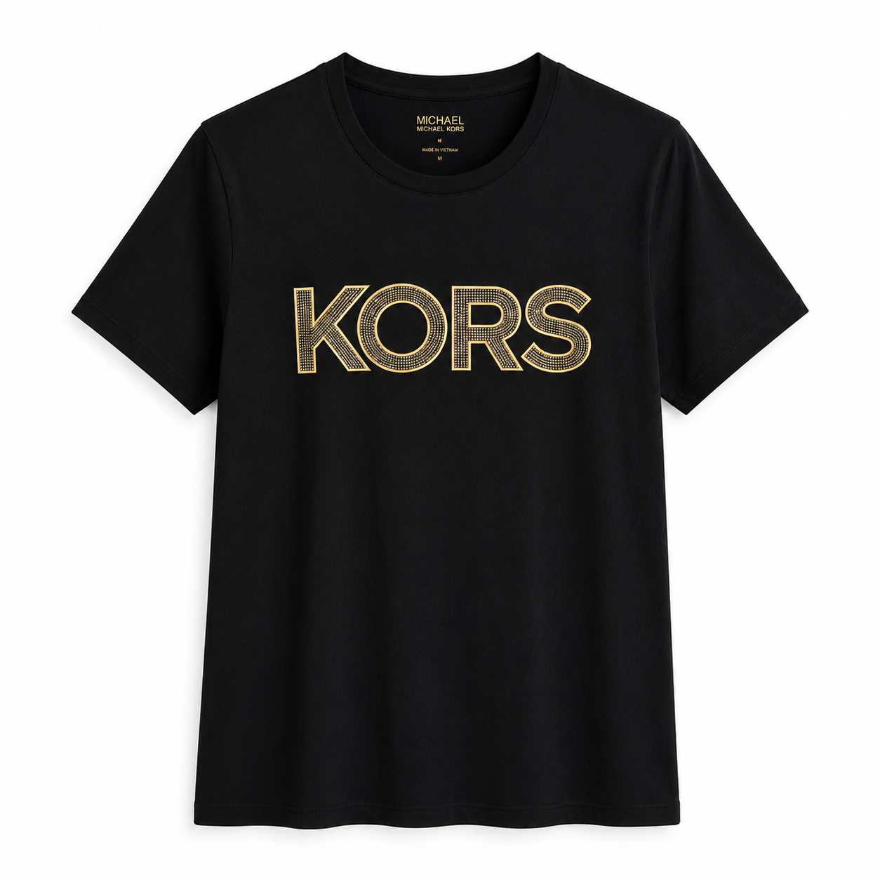 Michael Kors sequined logo cotton T-shirt