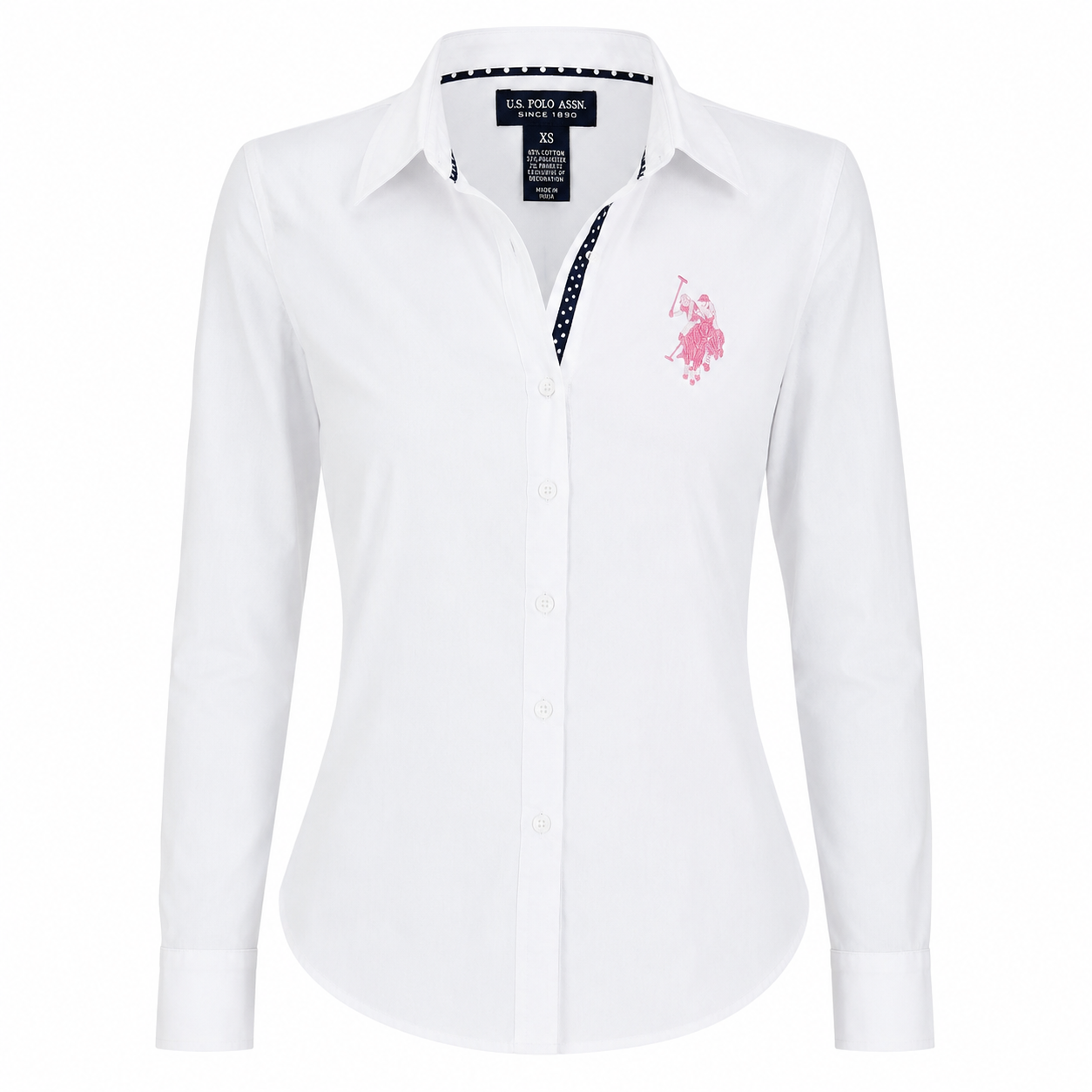 U.S Polo Assn Solid Stretch Poplin Shirt