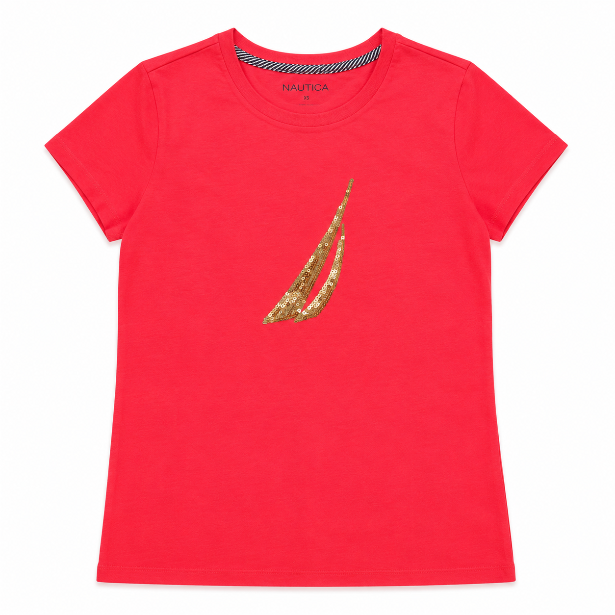 Nautica Sequin Gradient Graphic T-Shirt