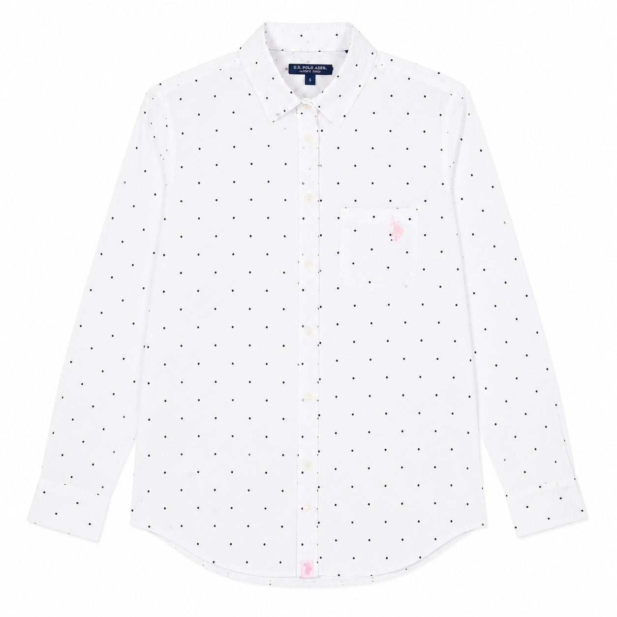 U.S Polo Assn Solid Stretch Poplin Shirt