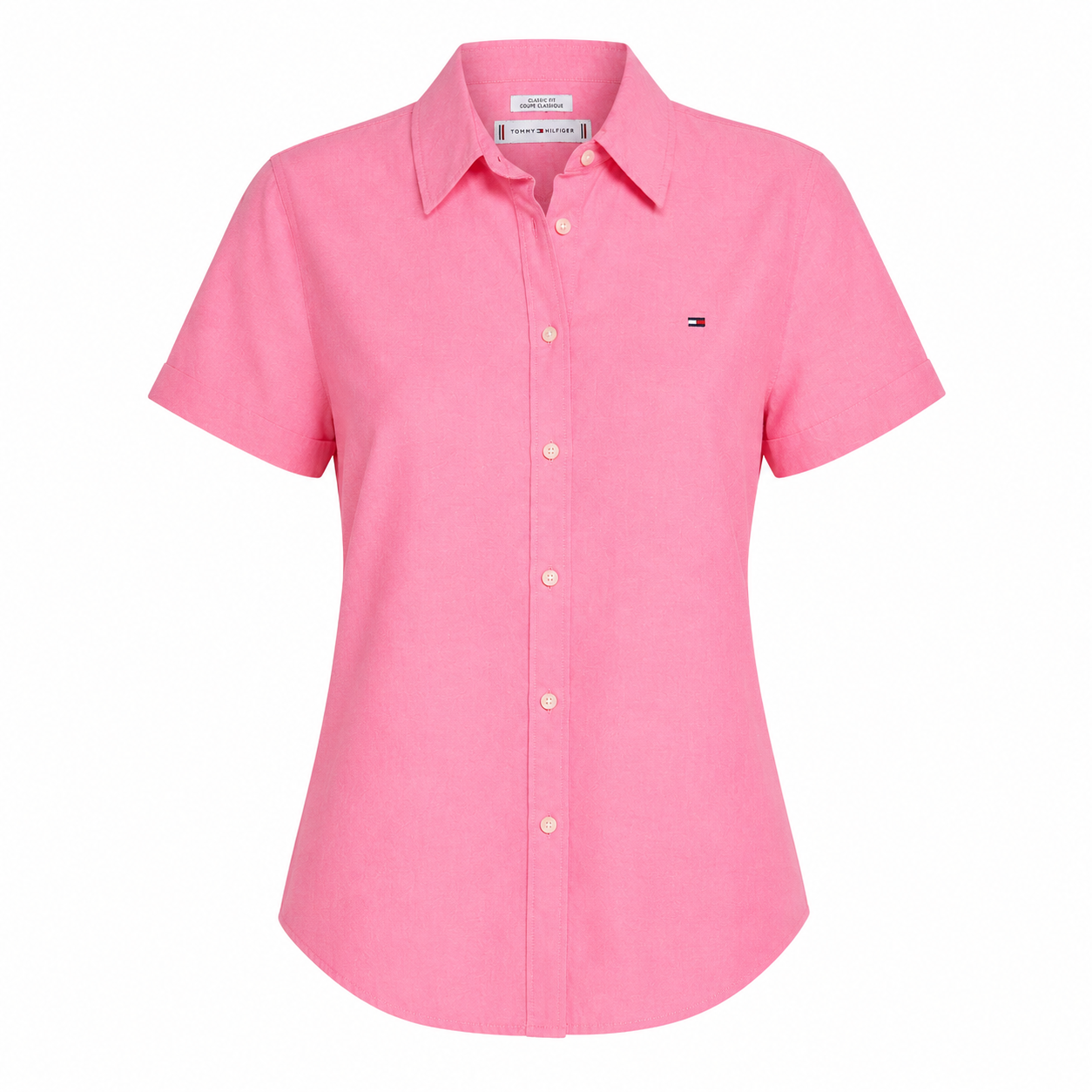 Tommy Hilfiger women's short sleeve Oxford shirt