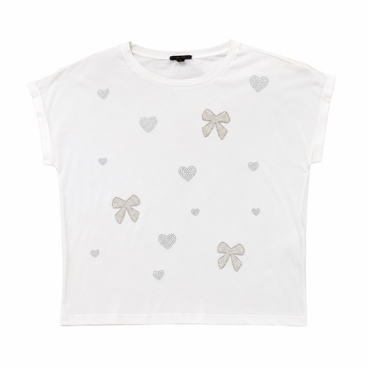Ontwelfth Boxy or relaxed cut with rolled up short sleeves