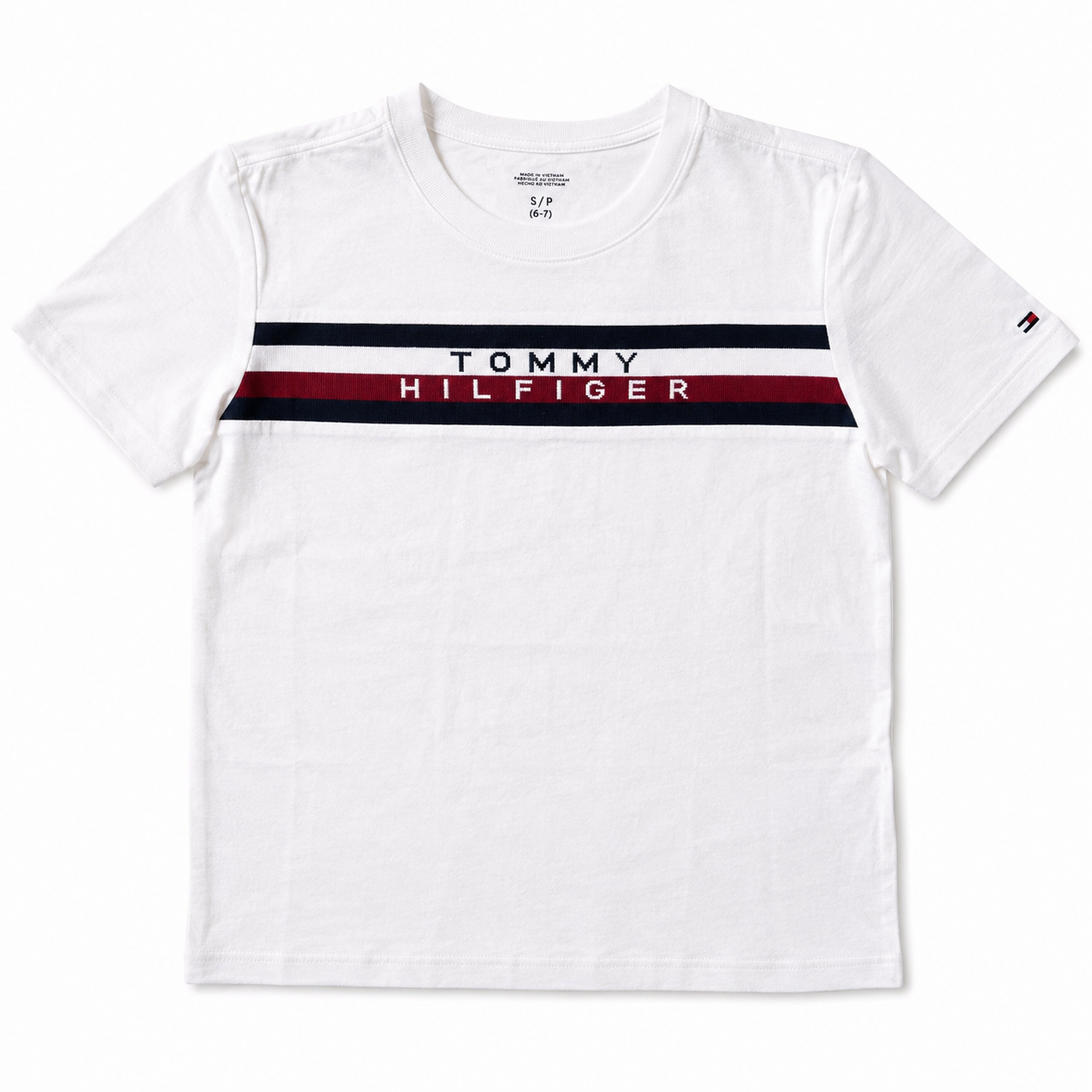 Tommy Hilfiger Boys White Logo T-Shirt