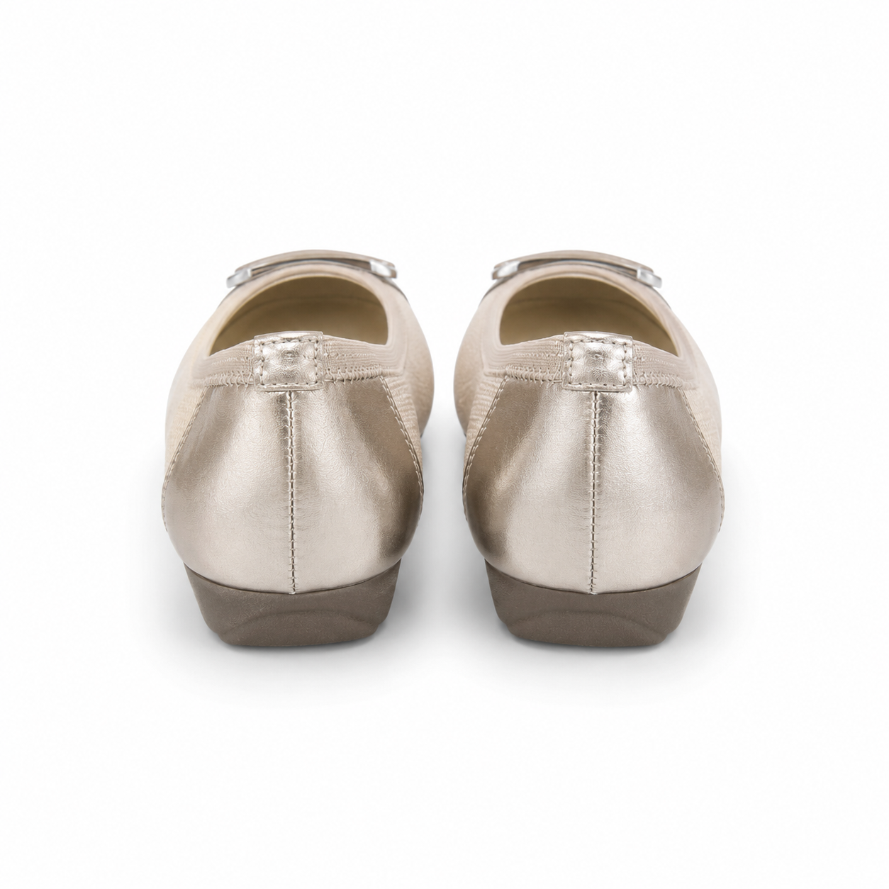Anne Klein ballerinas model Uplift in peat or beige