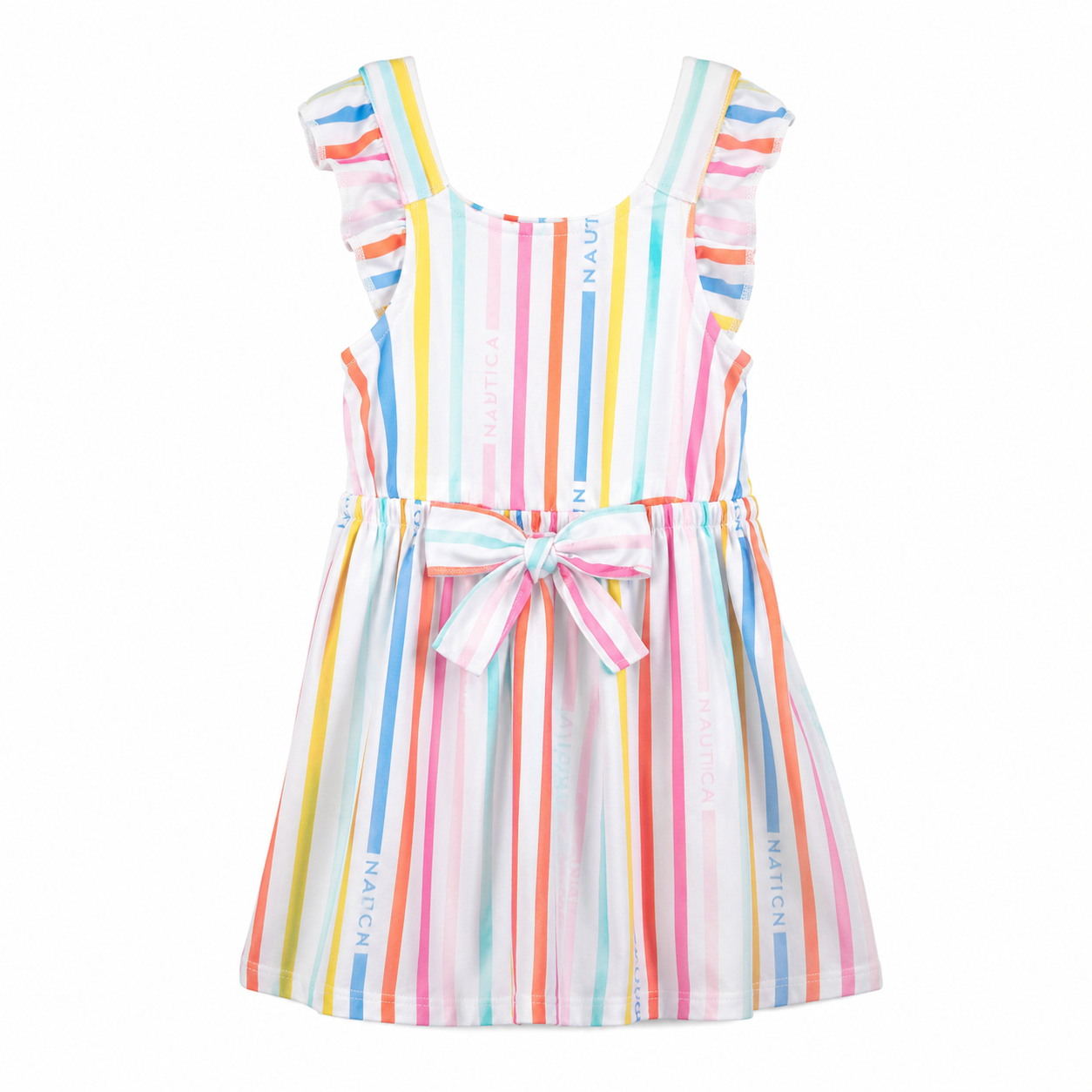 Nautica Little Girls' Rainbow Stripe Dress