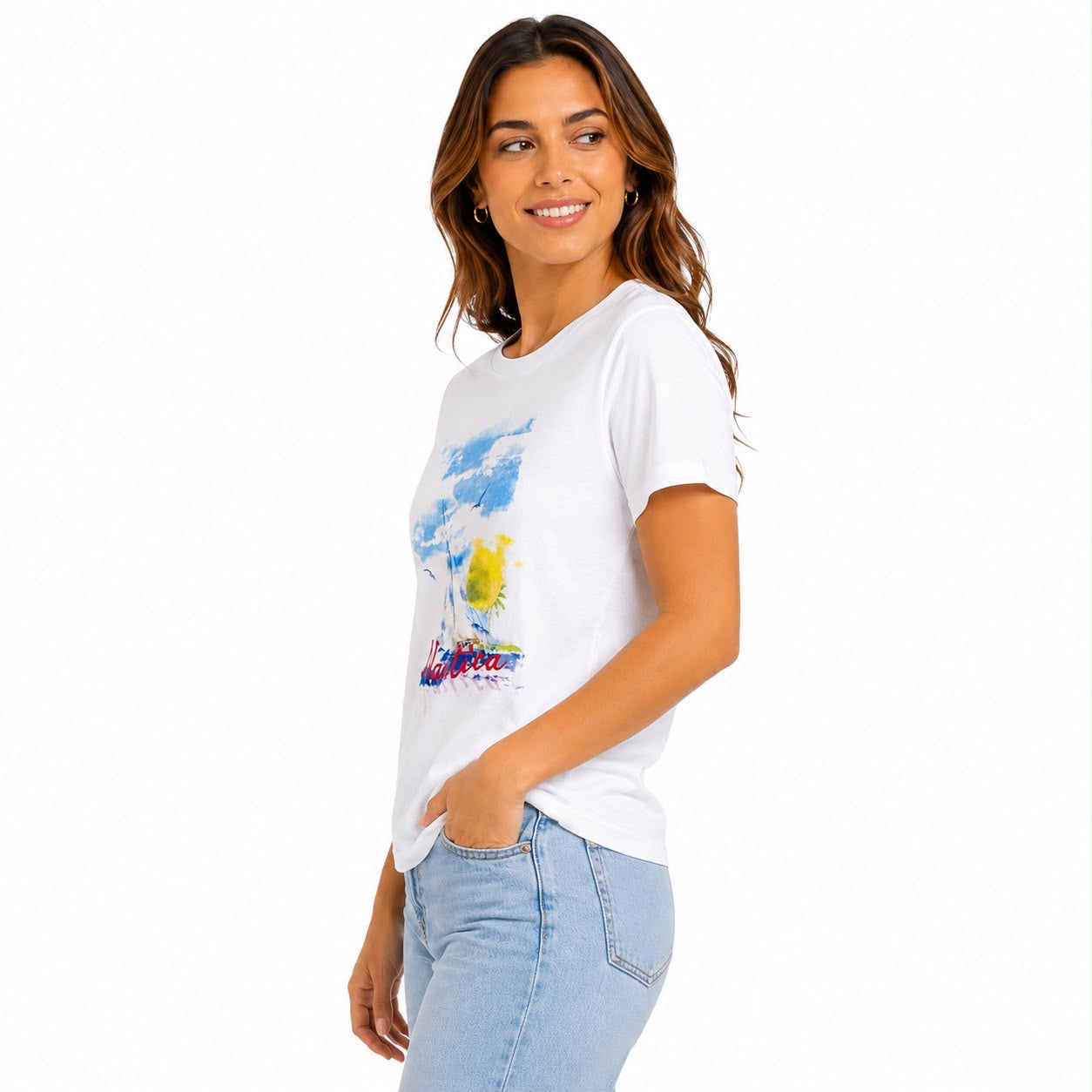 Nautica Sustainably Crafted Ocean Vives Graphic T-Shirt