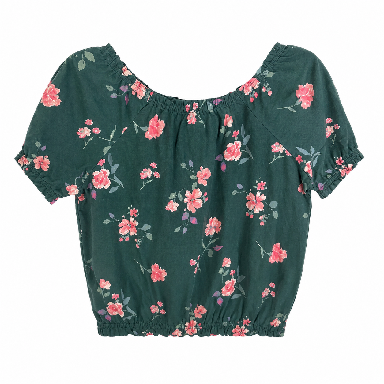 Oshkosh Kid Fall Floral Cinched Top