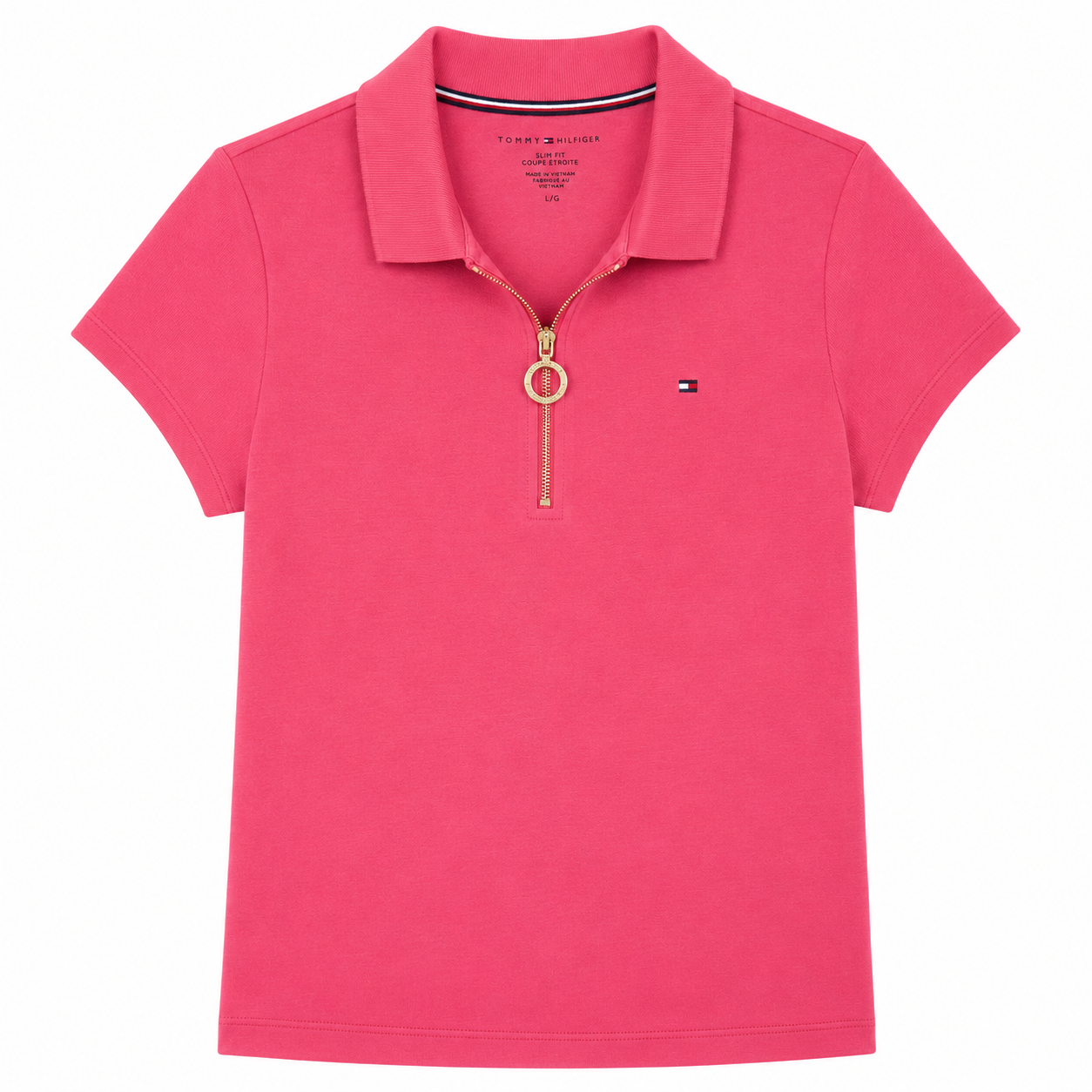 Tommy Hilfiger Women's Embroidered Logo Slim Polo Shirt