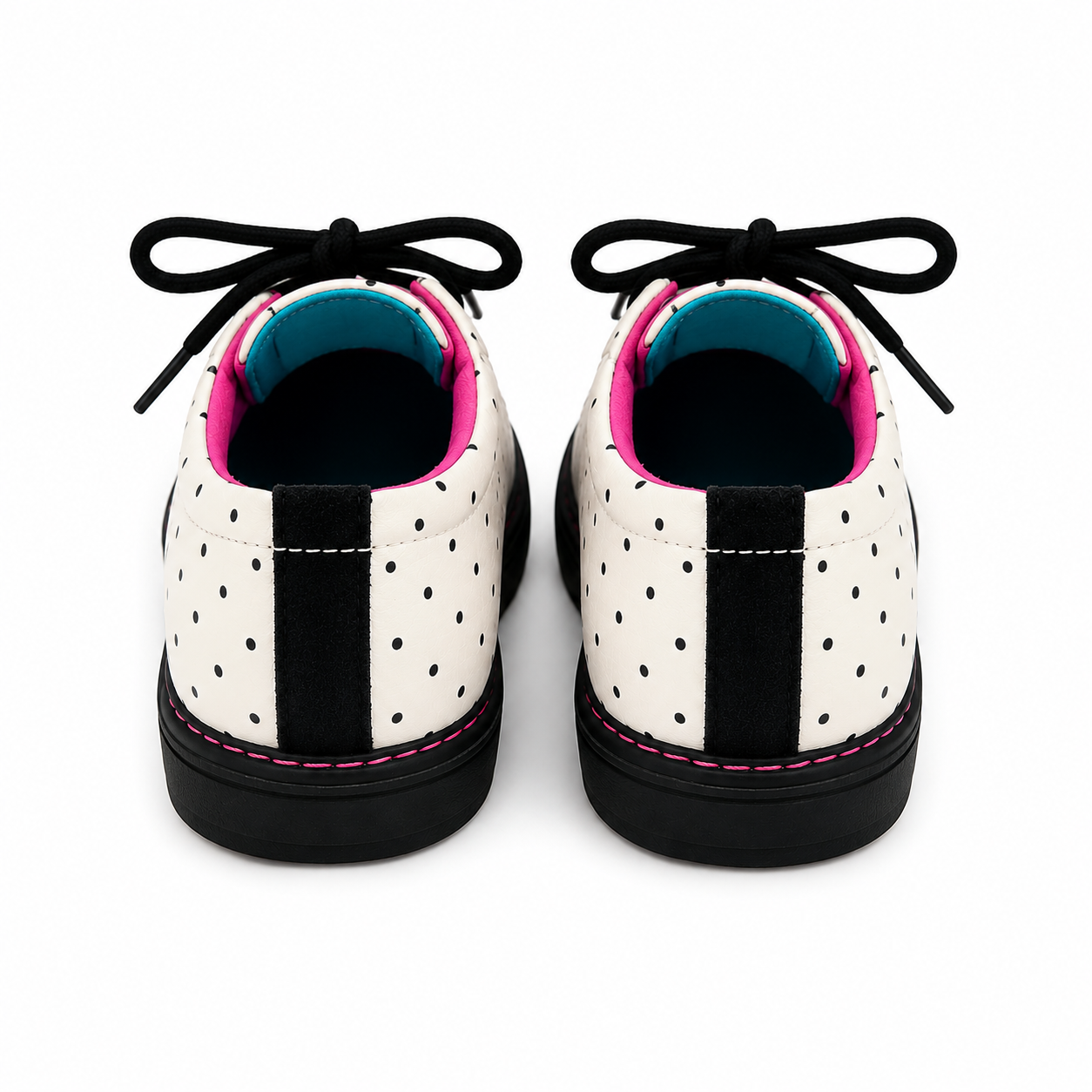 Skechers for girl model Gravlen-Supreme Vibe in white with black polka dots
