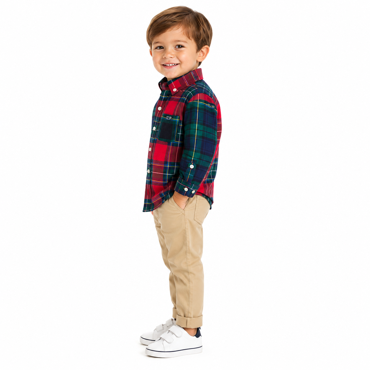 Vineyard Vineyard Plaid Shirt for Boy's Flannel