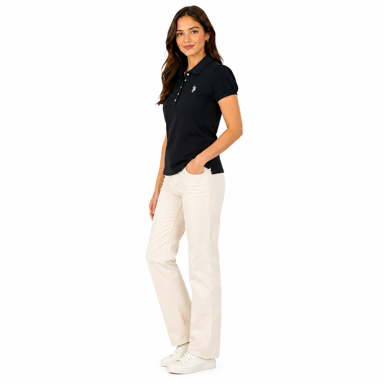U.S. POLO ASSN-Women's polo shirt from the U.S. Polo Assn brand
