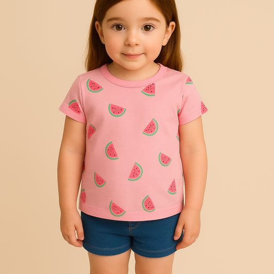 Old Navy Printed Crew-Neck Short-Sleeve Tee for Toddler Girls