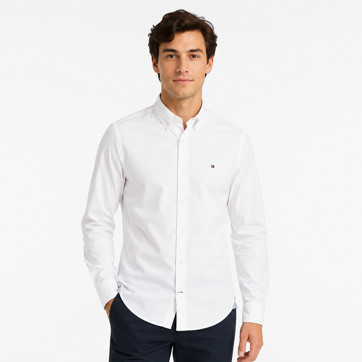 Tommy Hilfiger Regular Fit Stretch Oxford Shirt