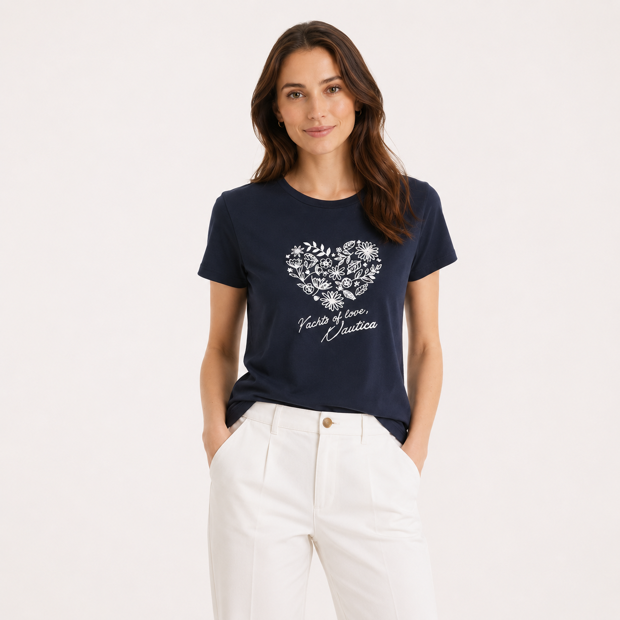 Nautica Yacht of Love graphic T-Shirt