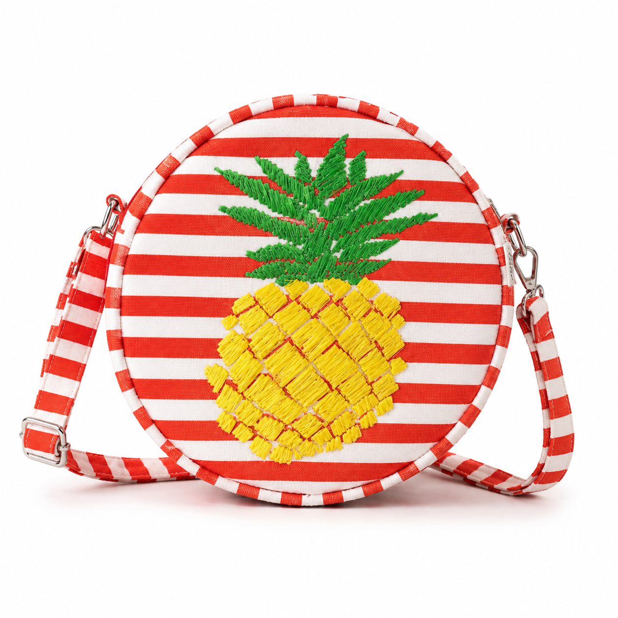 Sun ‘n’ Sandal Luna Woven Pineapple Purse
