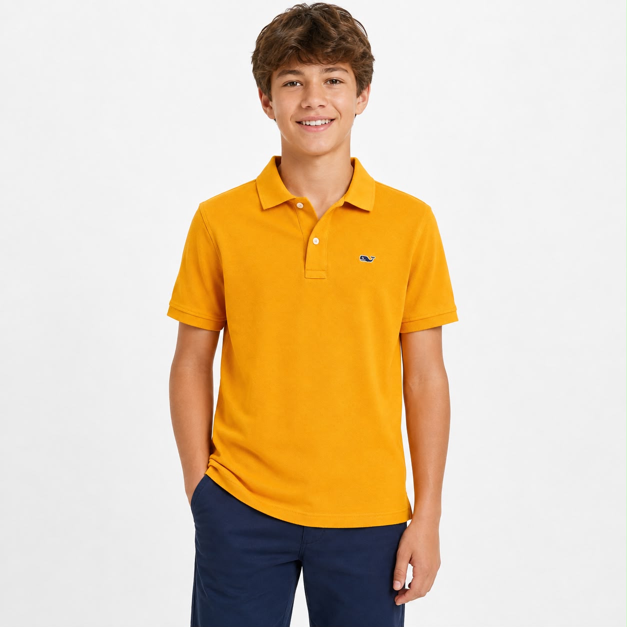 Vineyard vines Boys' Heritage Pique Polo