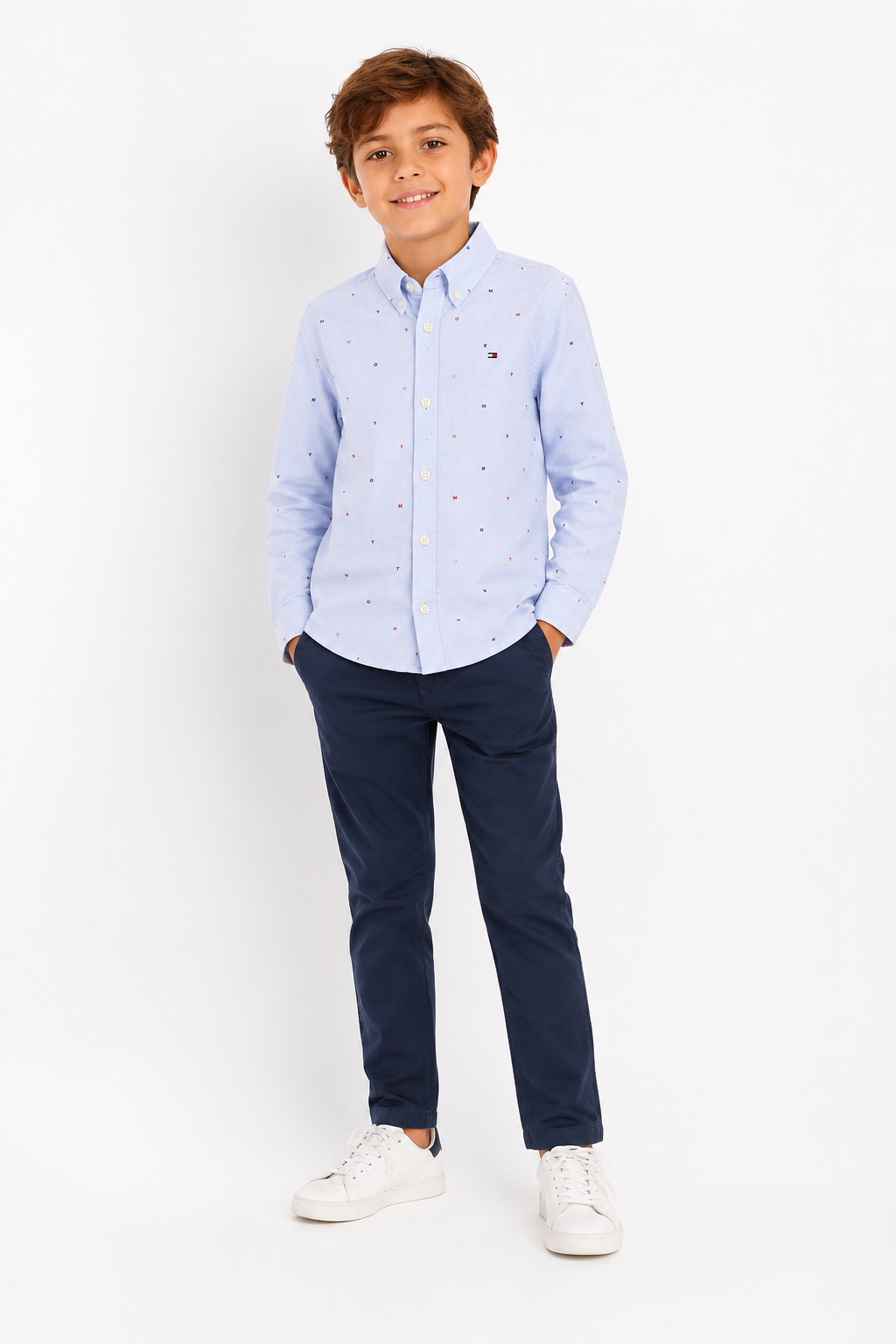 Tommy Hilfiger long-sleeved dress shirt for children