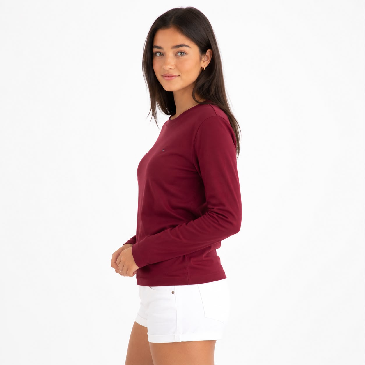 Tommy Hilfiger Long-Sleeve Crewneck Favorite T-Shirt