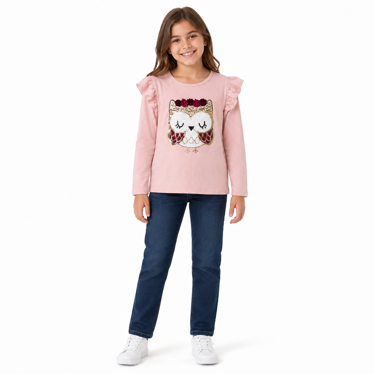 Isaac Mizrahi pink long-sleeve toddler girls' t-shirt