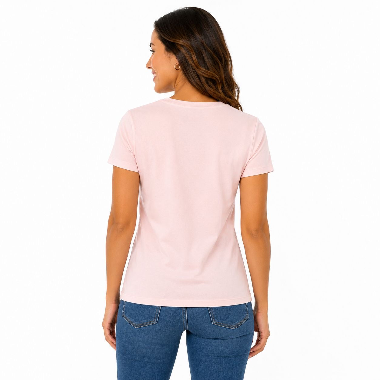 Tommy Hilfiger Womens Short Sleeve Crew Neck Logo T-Shirt
