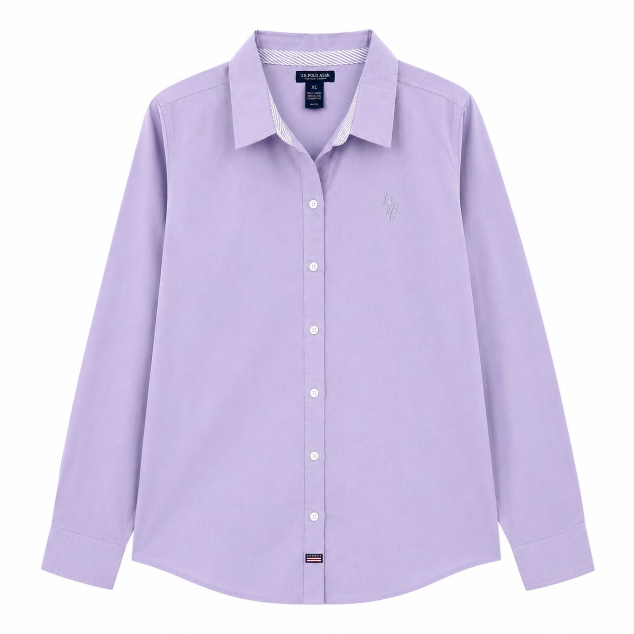 U.S Polo Assn Printed Woven Long Sleeve Shirt