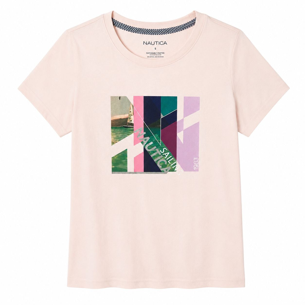 Náutica Sustainably Crafted Ocean Photo Foil Graphic T-Shirt
