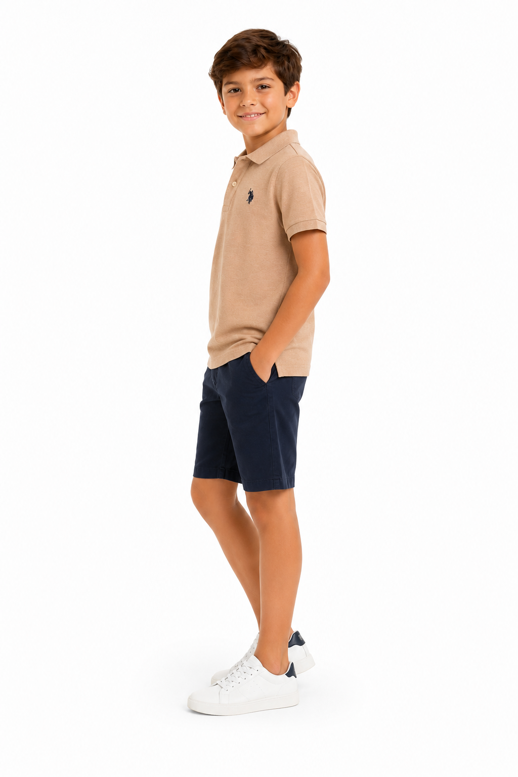 U.S. POLO ASSN- Boys Piqué Polo Shirt