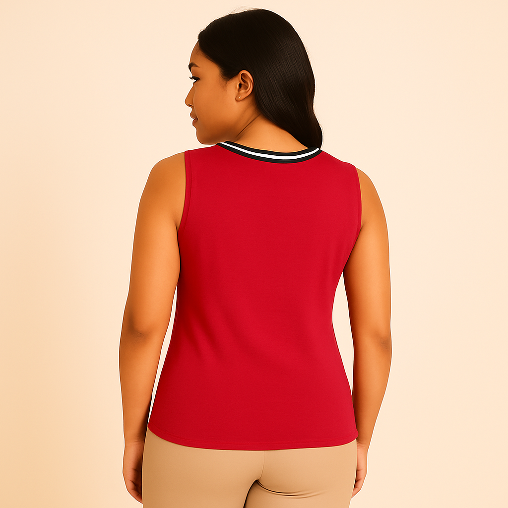 Tommy Hilfiger Women's Striped V-Neck Short-Sleeve T-Shirt