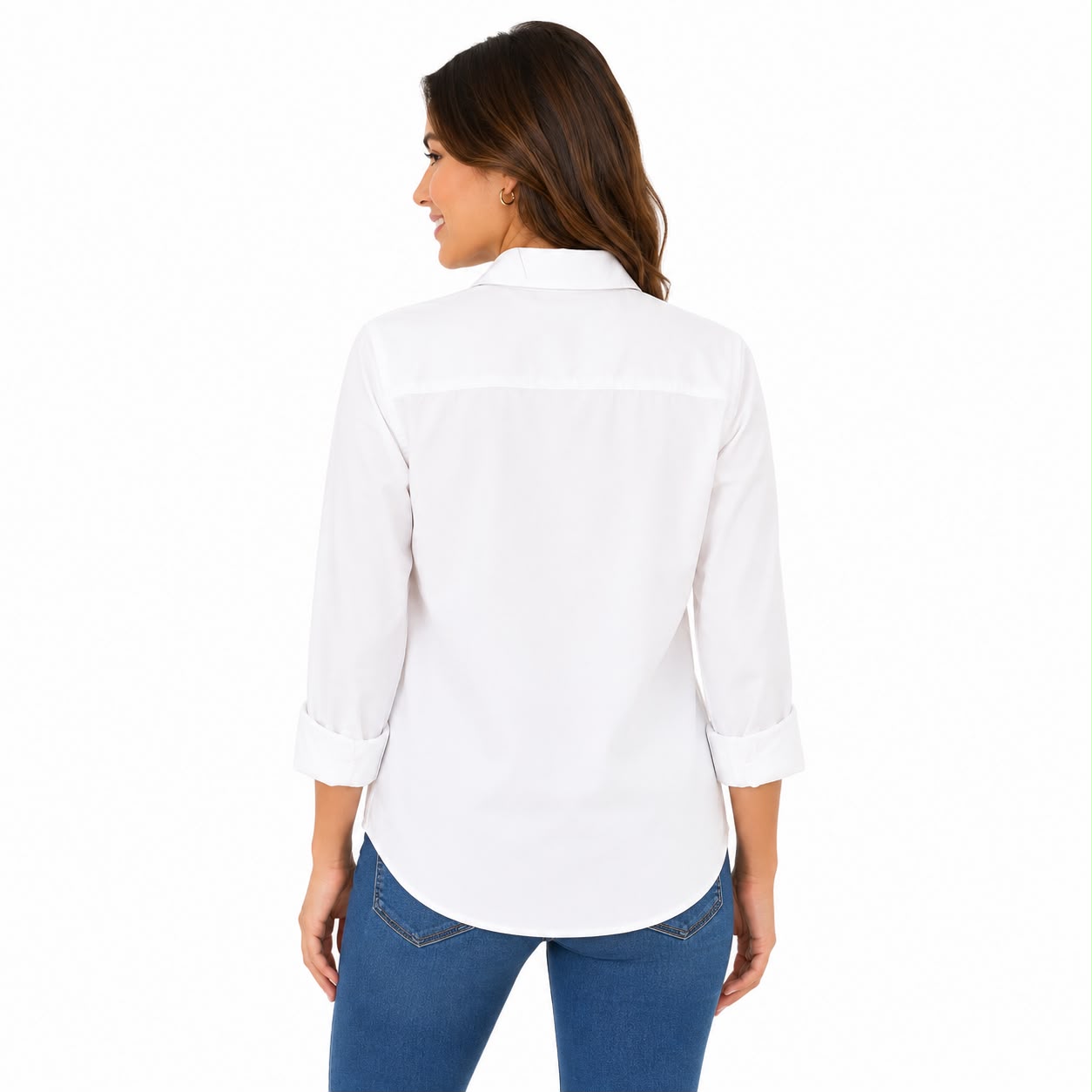 U.S Polo Assn Solid Stretch Poplin Shirt