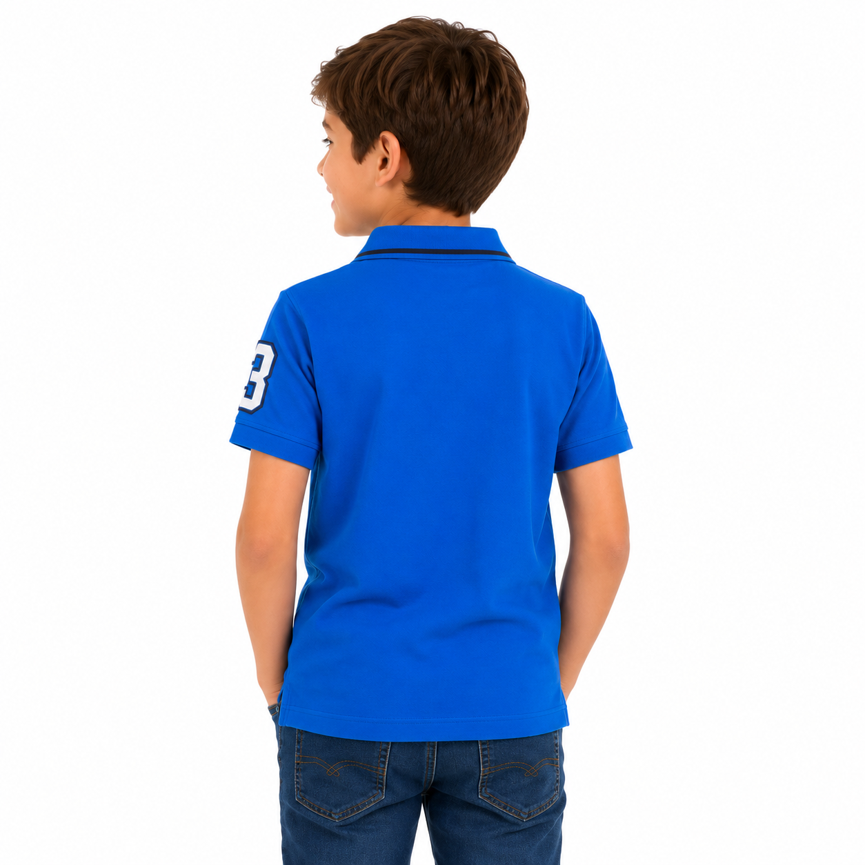 U.S. POLO ASSN- Boys Piqué Polo Shirt