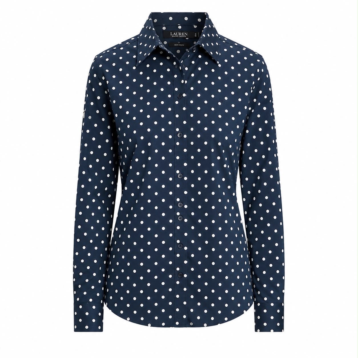 Ralph Lauren Classic Fit Polka-Dot Shirt