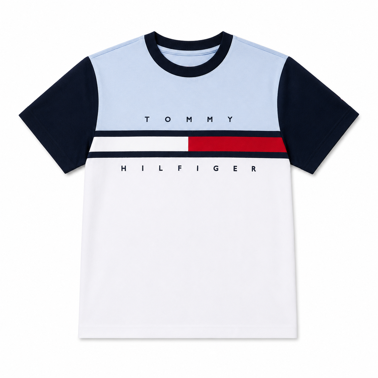 Tommy Hilfiger Kids' Colorblock Flag Stripe T-Shirt