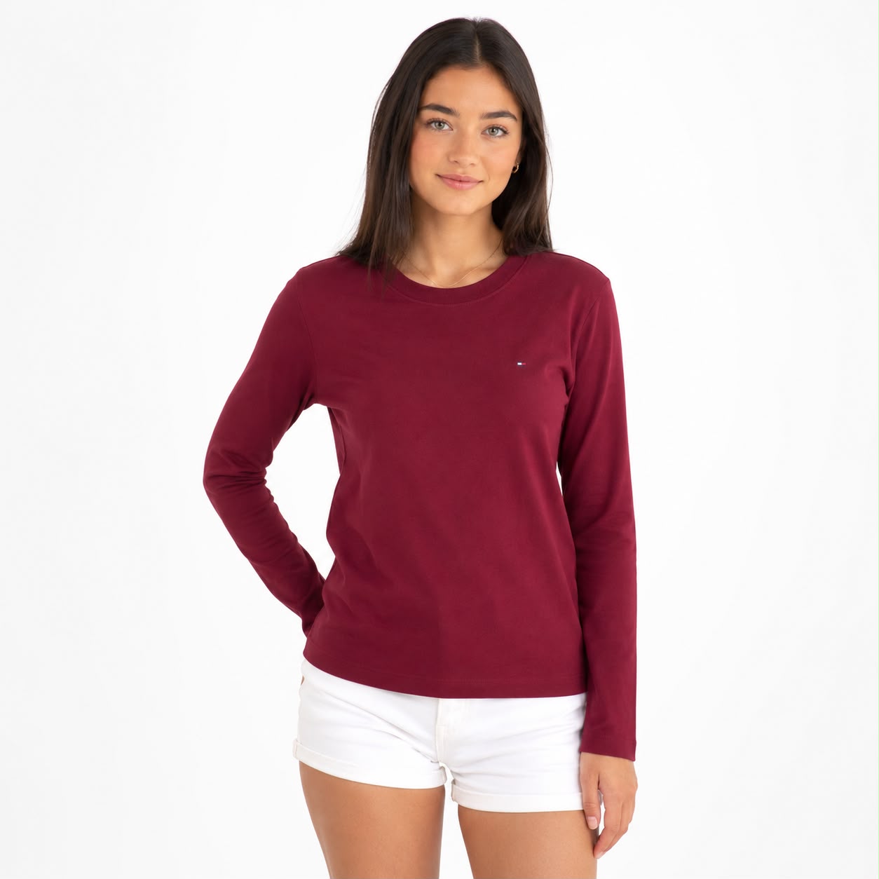 Tommy Hilfiger Long-Sleeve Crewneck Favorite T-Shirt