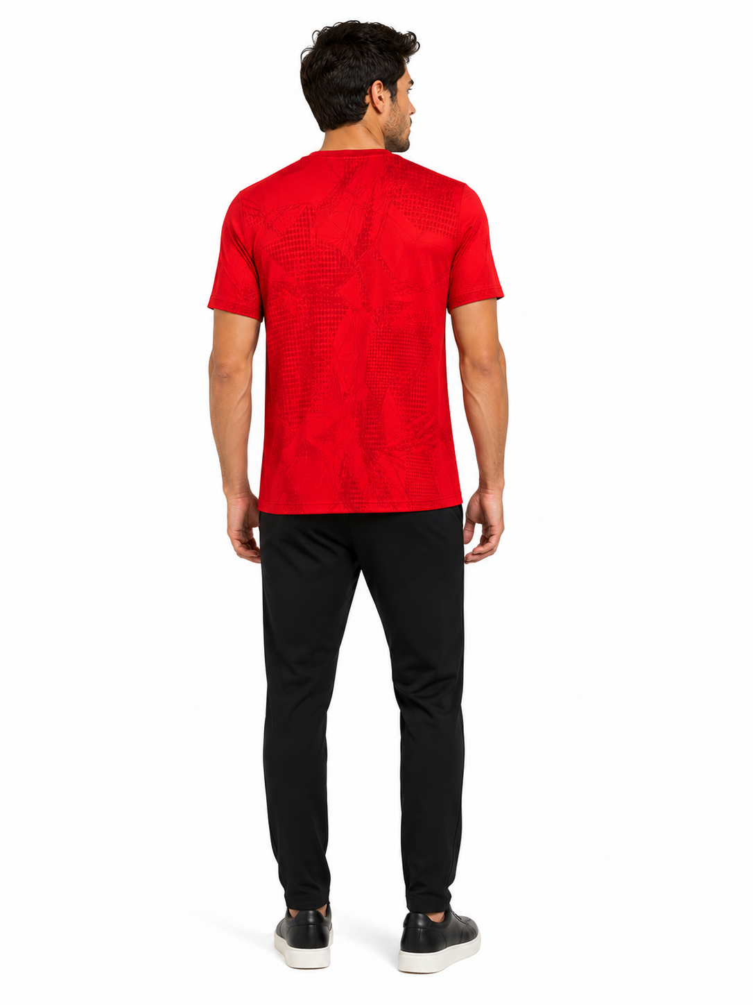 BOSS Tee Desert Active technical t-shirt in Red