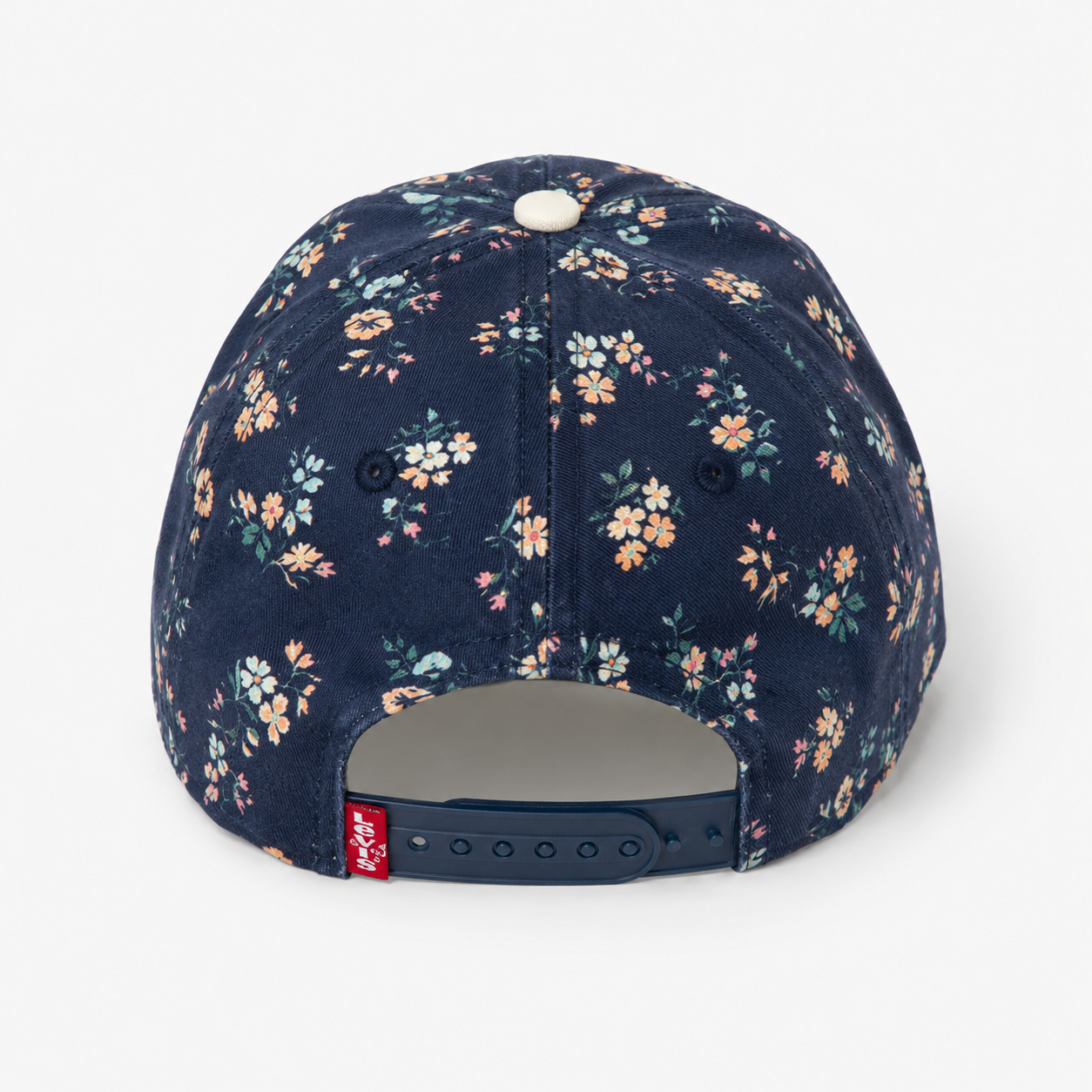Levi's navy floral baseball cap