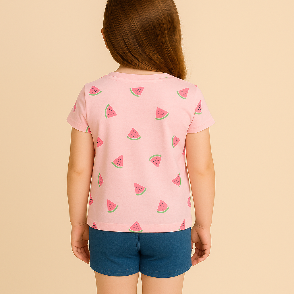 Old Navy Printed Crew-Neck Short-Sleeve Tee for Toddler Girls