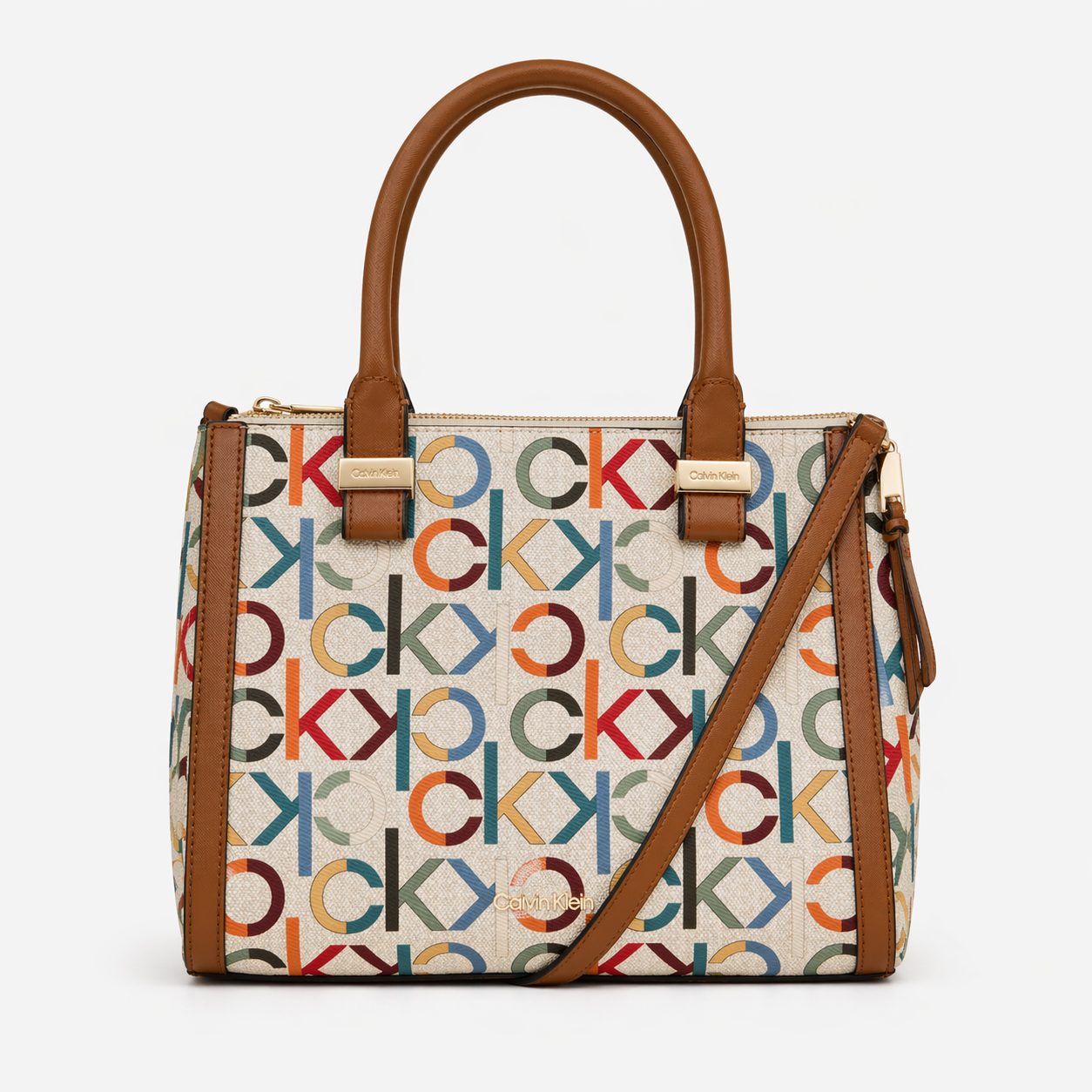 Calvin Klein Colorful Logo Satchel
