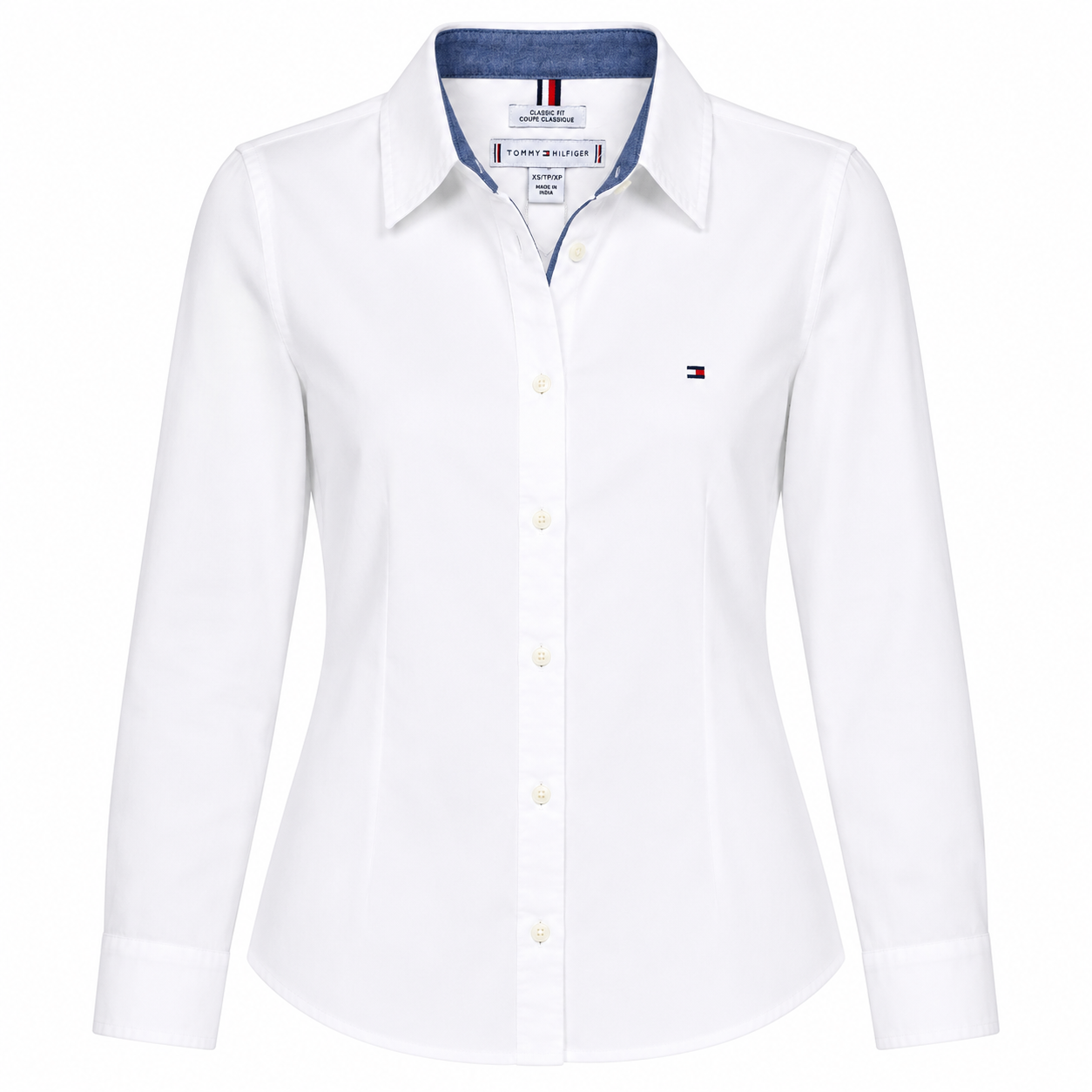 Tommy Hilfiger Regular Fit Solid Stretch Oxford Shirt