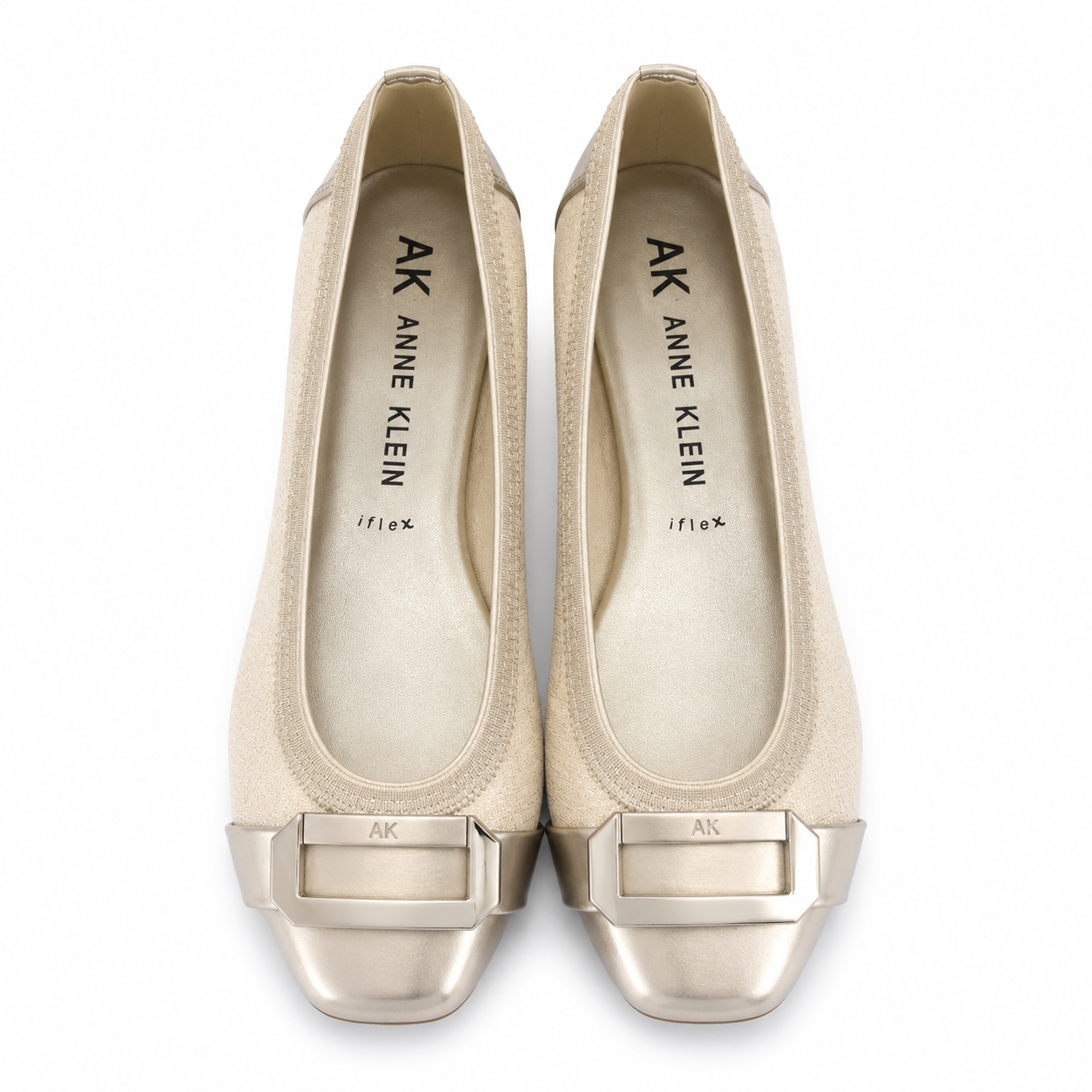 Anne Klein ballerinas model Uplift in peat or beige