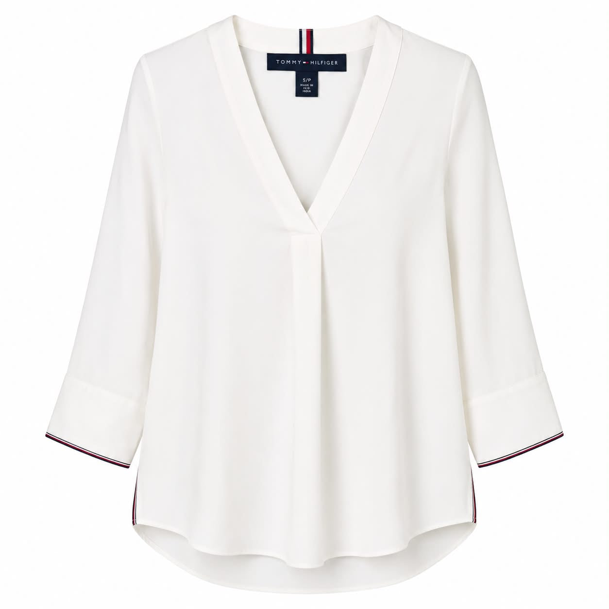 Tommy Hilfiger V-Neck Relaxed Fit Blouse