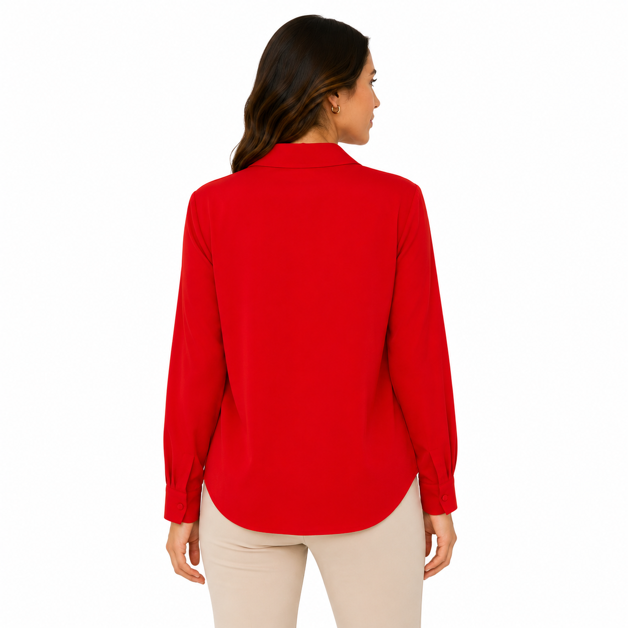 Rafaella Ladies' Red Fabric Top