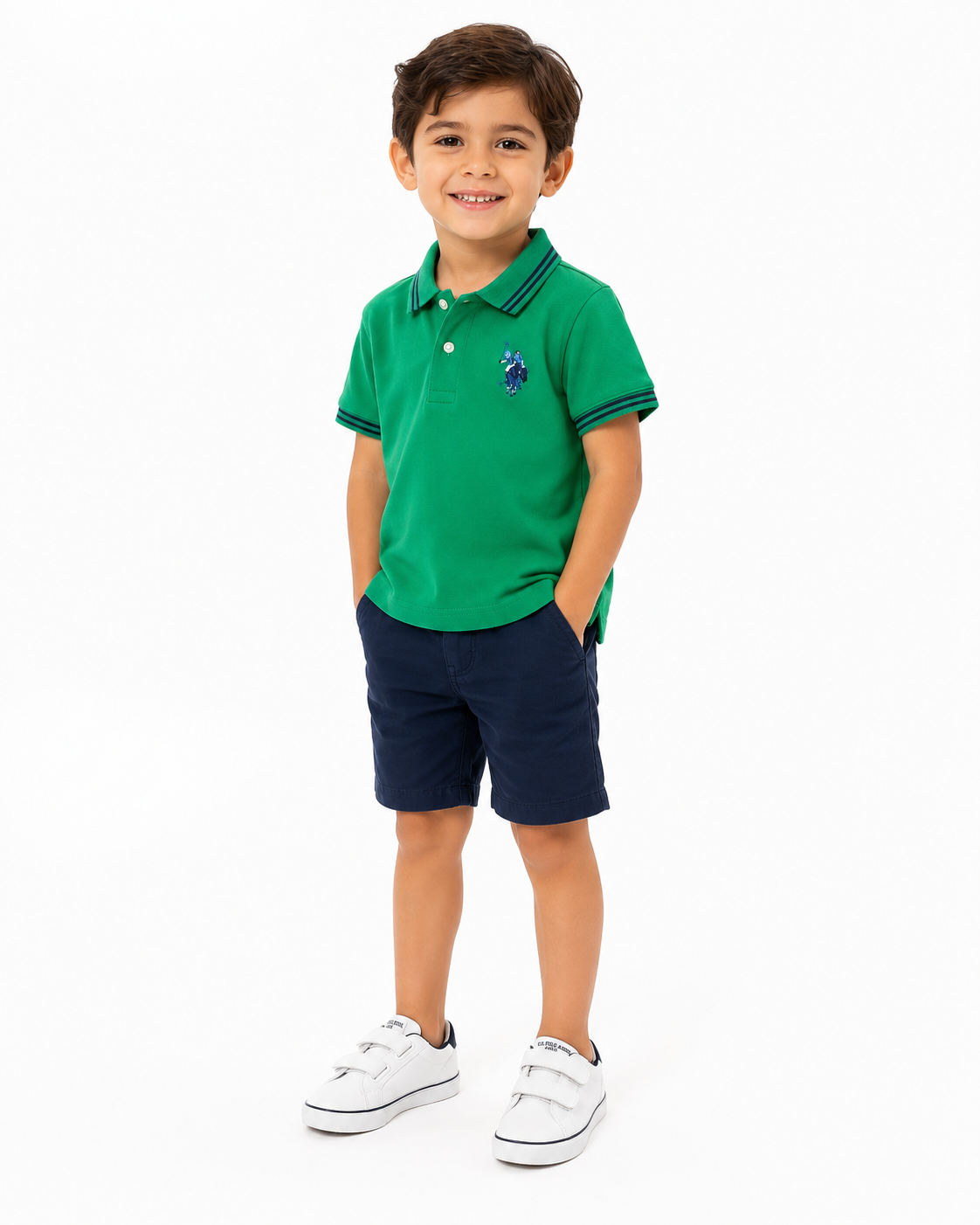 U.S. POLO ASSN- Boys Piqué Polo Shirt