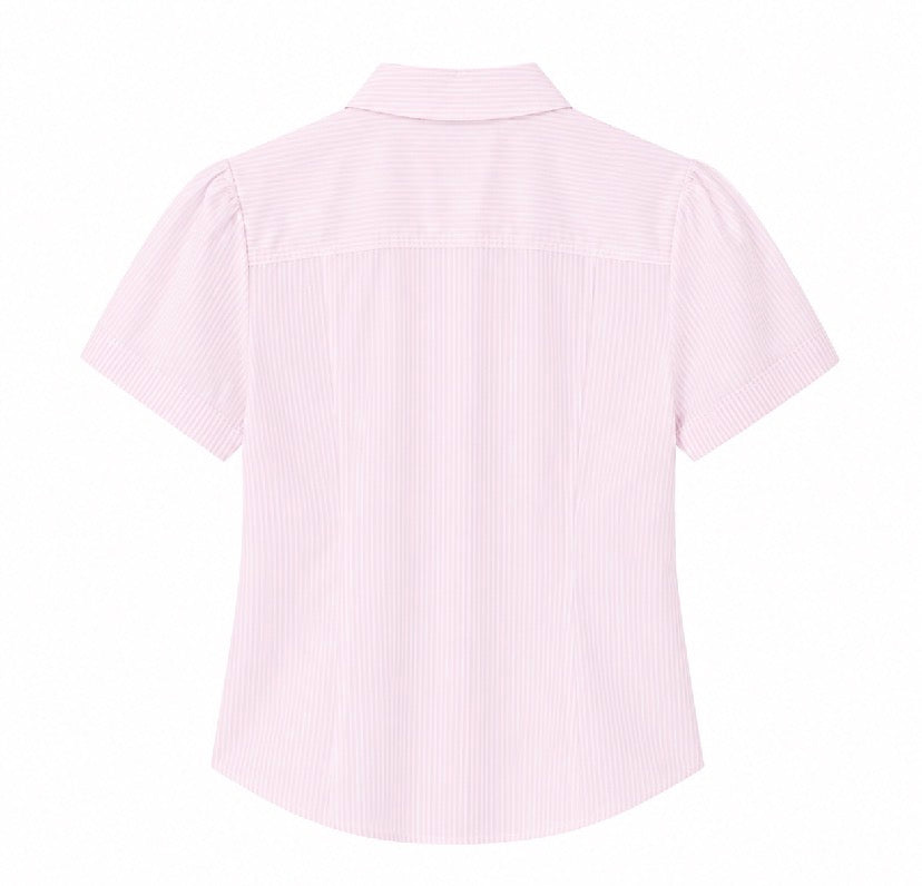 TOMMY HILFIGER-Short-Sleeve Striped Oxford Shirt