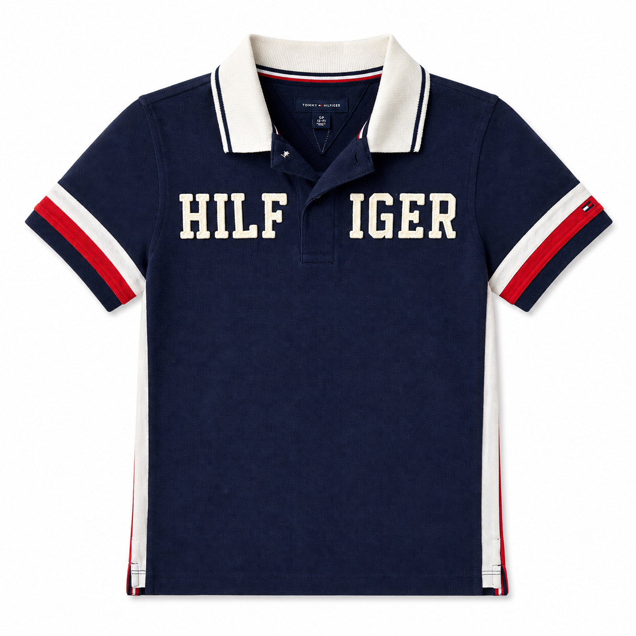 Tommy Hilfiger Boys' Adaptive Polo Shirt with Magnetic Buttons