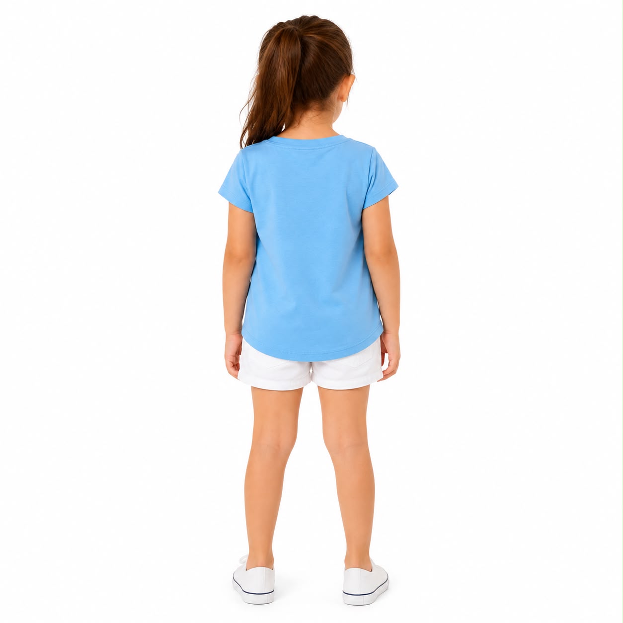 Nautica Girls’ crew neck short-sleeve T-shirt