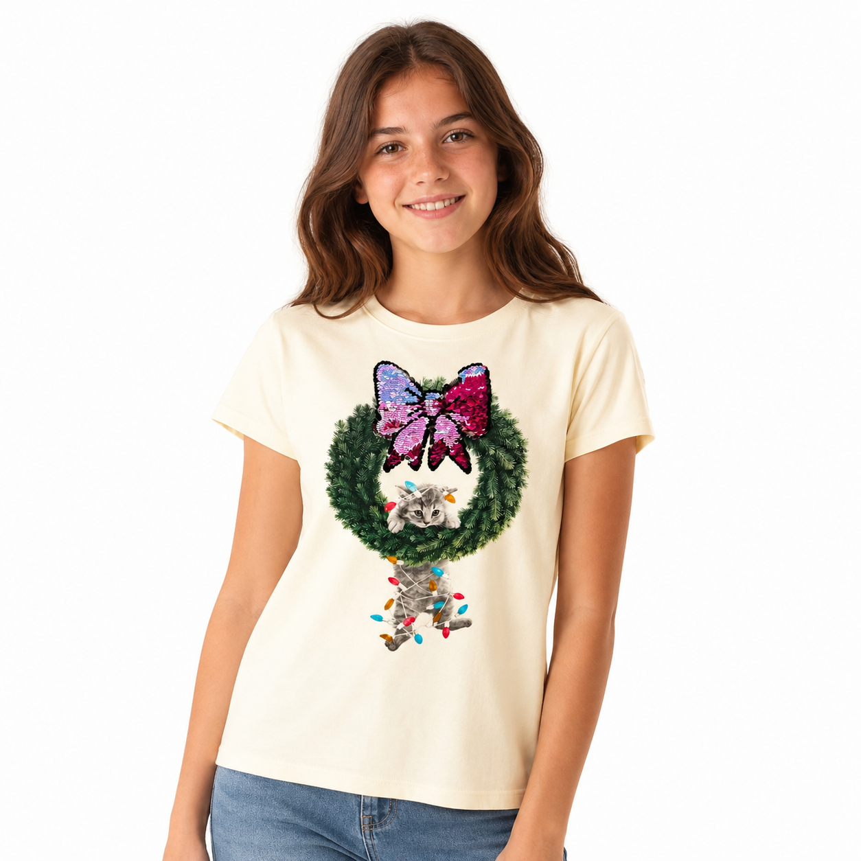 Old Navy Graphic Split-Back Tee for Girls