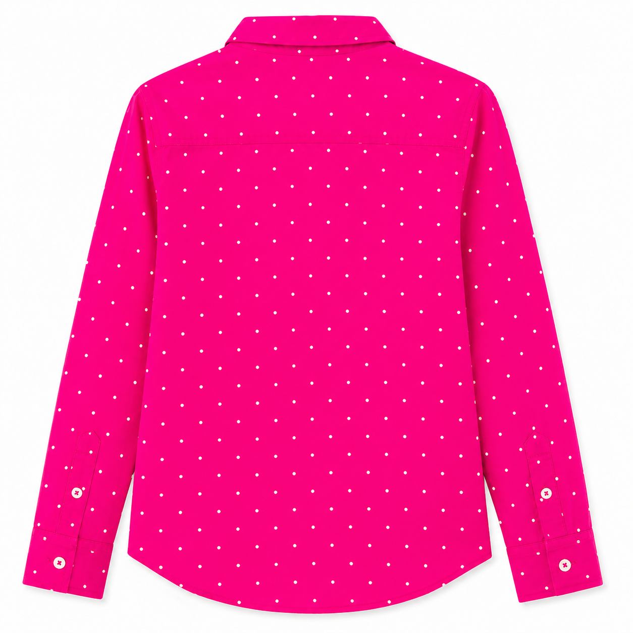 U.S Polo Assn Dot Print Long Sleeve Poplin Shirt