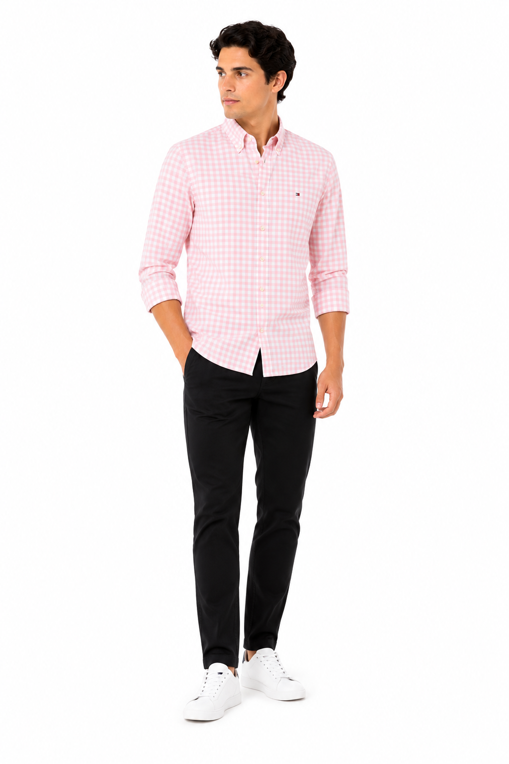 Tommy Hilfiger Slim Fit Gingham Oxford Shirt