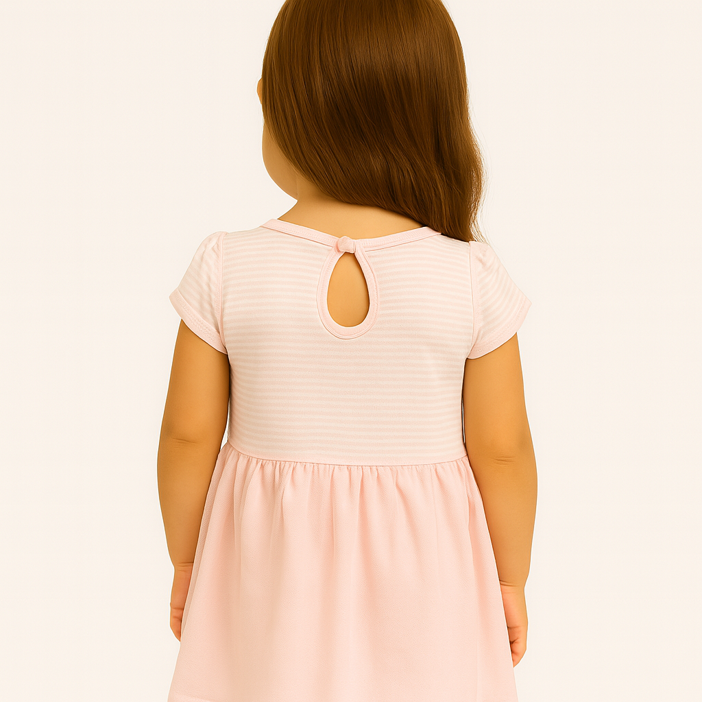 Carter's Kid Solid Short-Sleeve Dress