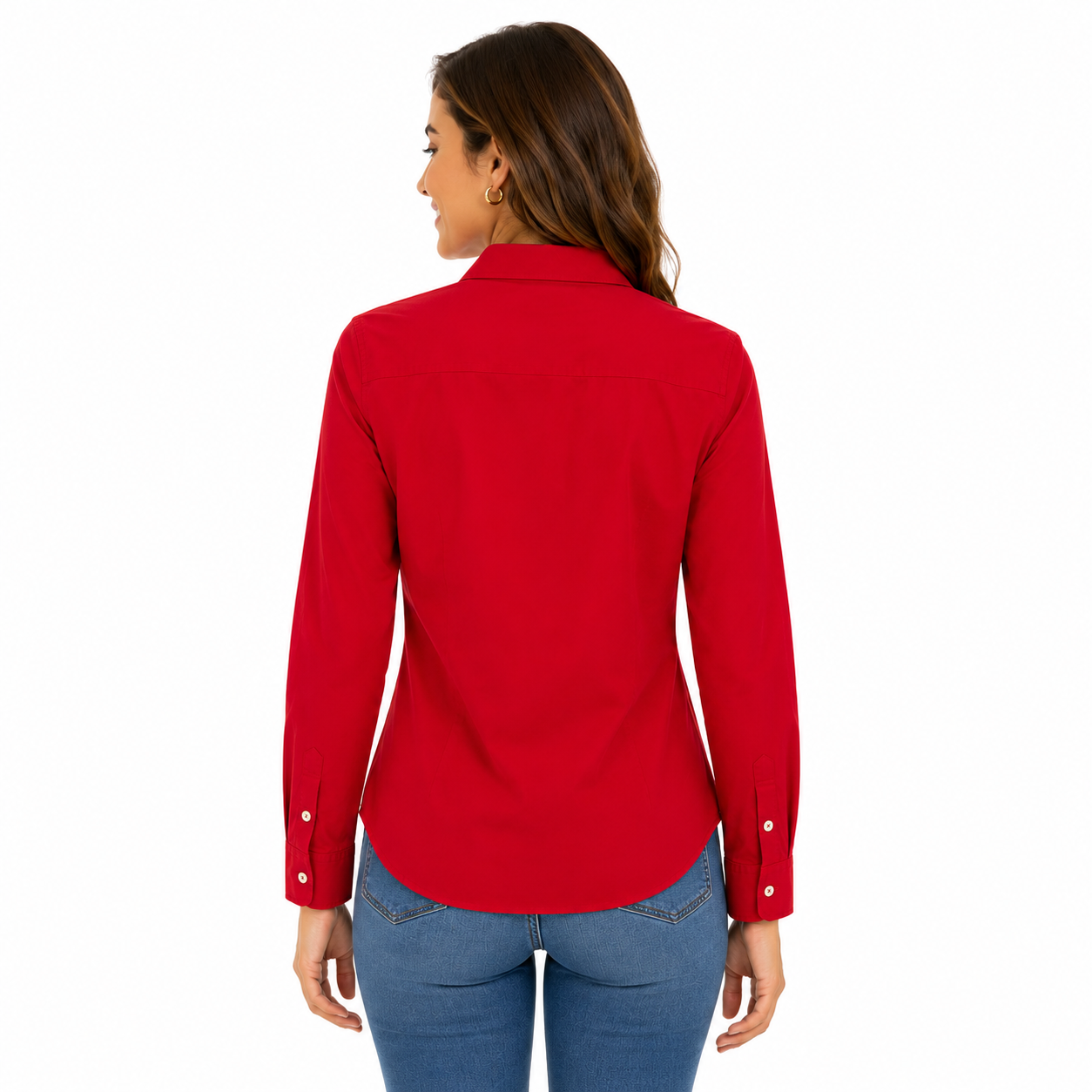U.S. Polo Assn. Women's Mint Long Sleeve Basic Shirt
